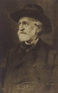 Portrét Giuseppe Verdiho od Italian Photographer