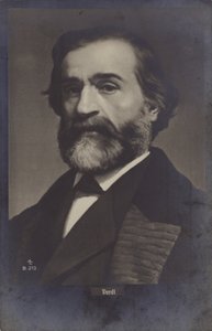 Portrét Giuseppe Verdiho od Italian Photographer