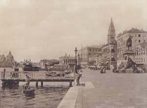 Riva Degli Schiavoni (černobílá fotografie) od Italian Photographer