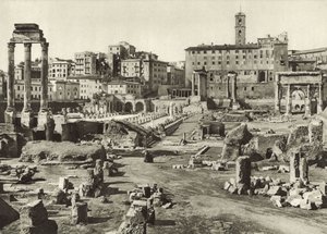 Forum Romanum a bazilika Julia od Italian Photographer