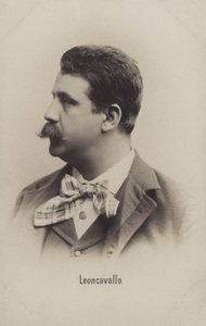 Ruggero Leoncavallo , italský skladatel od Italian Photographer