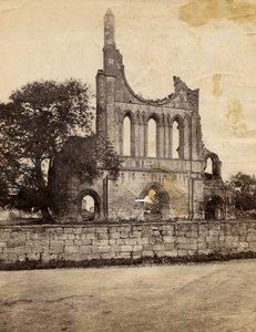 Ruiny opatství Byland, při pohledu ze severozápadu, Spojené království, kolem roku 1890 od Italian Photographer
