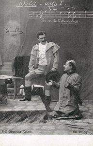 Scéna z Toscy (černobílá fotografie) od Italian Photographer