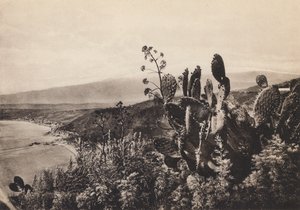 Taormina, pohled na Etnu (čb fotografie) od Italian Photographer