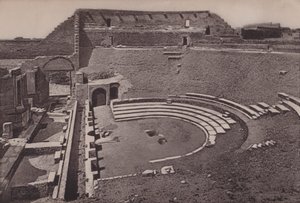 Teatro Tragico, Divadlo pro tragédie, dramata (čb foto) od Italian Photographer