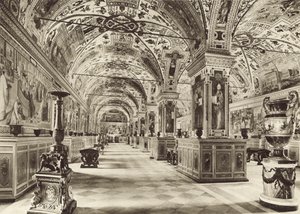 Vatikánská knihovna, I. sál od Italian Photographer