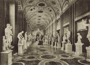 Vatikánské muzeum, interiér sochařského sálu od Italian Photographer