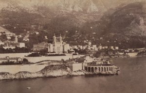 Záliv Montecarlo, 07/1887 (černobílá fotografie) od Italian Photographer