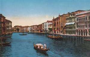 Benátky/Benátky: Canal Grande u Ca