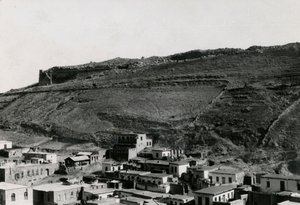 Pohled na helénistické hradby v severovýchodním rohu Akropole, Ammán, Jordánsko od Italian Photographer
