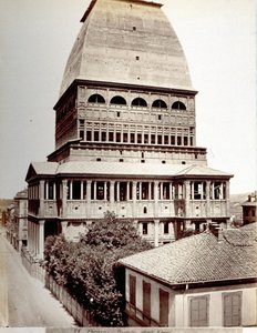 Pohled na Antonellian Mole v Turíně, c.1878 od Italian Photographer