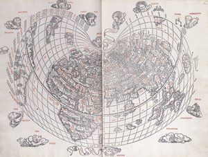 Mapa světa, 1511 od Italian School