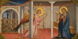 Zvěstování, Florencie, počátek poloviny 15. století (tempera na panelu) od Italian School