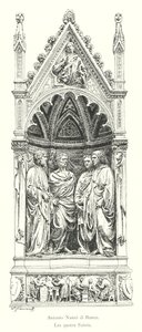 Antonio Nanni di Banco, Čtyři svatí (rytina) od Italian School