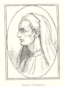 Antonio Veneziano (rytina) od Italian School