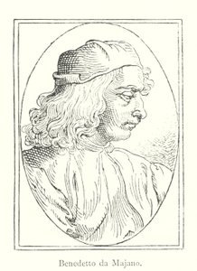 Benedetto da Majano (rytina) od Italian School