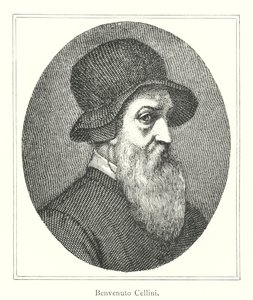 Benvenuto Cellini (rytina) od Italian School