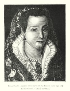 Bianca Capello, druhá manželka velkovévody Francois-Marie od Italian School