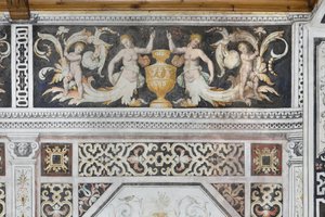 Carducci Room, detail (čerstvé) od Italian School