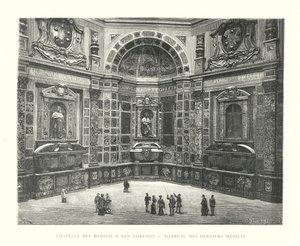 Kaple Medicejských v San Lorenzo, Hrobka Posledních Medicejských (rytina) od Italian School