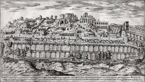 Circus Maximus, Řím. (rytina od Italian School