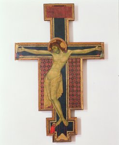 Krucifix (tempera na dřevě)