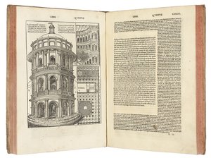 „Architektura knihy Dece“ od Marcuse Pollia Vitruvia od Italian School