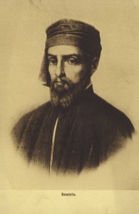 Donatello, italský malíř a sochař (litografie) od Italian School