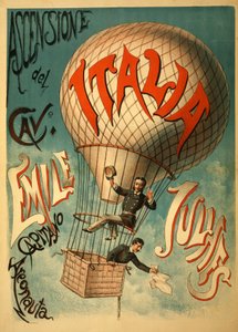 Emile Julhes, Aeronaut, kolem roku 1890