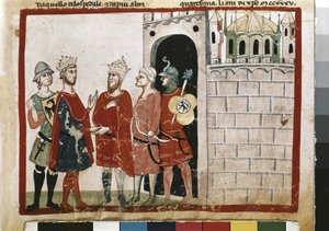 FRIEDRICH II: Fridrich vstupuje do Jeruzaléma od Italian School