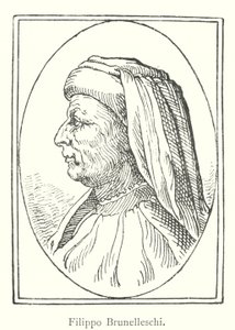 Filippo Brunelleschi (rytina) od Italian School