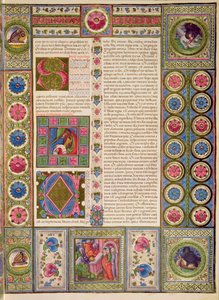 Fol.102r Otevření Knihy proroka Sofoniáše z Bible Borso d