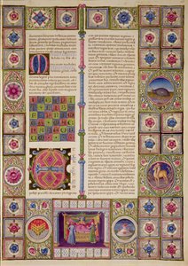 Fol.110r Otevření První knihy Makabejských z Bible Borso d