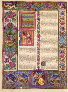Fol.135v Second Gospel of Matthew, from the Borso d