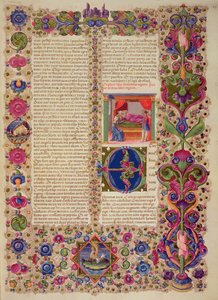 Fol.139r Třetí kniha králů, z Bible Borso d
