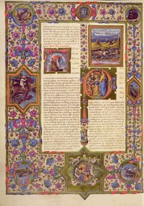 Fol.280r Zahájení kapituly Ecclesiasticus z Bible Borso d