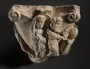 Fragment hlavního města se scénami z Mary