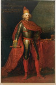 Francesco Morosini, benátský dóže, který se vyznamenal ve válkách proti Turkům... (malba na plátně) od Italian School