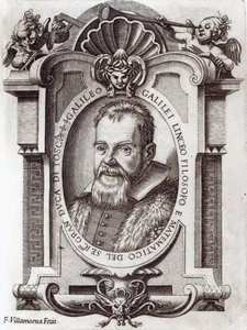 Frontispis k Il Saggiatore od Galileo Galilei, publikoval v roce 1623 od Italian School