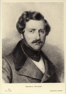 Gaetano Donizetti , italský skladatel (1797-1848) od Italian School