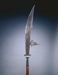 Glaive, Benátky, cca 1600-20 (ocel a dřevo) od Italian School
