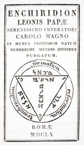 Grimoár papeže Lva III od Italian School