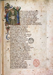 Začíná od Laudae. 15. století (iluminovaný rukopis) od Italian School