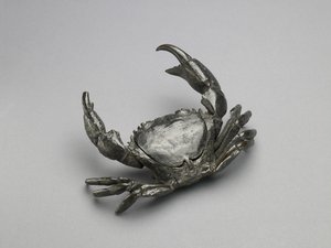 Stojan na inkoust v podobě kraba, c. 1560 (bronz) od Italian School