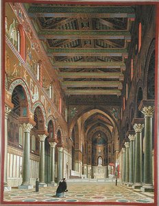 Interiér Duomo di Monreale, Sicílie od Italian School