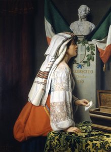 Italské referendum z října 1870 od Luigiho Rivy od Italian School
