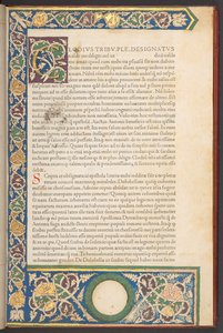Italský renesanční římský typ, z Epistolae ad Brutum, od Marca Tullia Cicera od Italian School