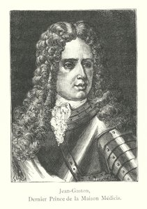Jean-Gaston, poslední princ z rodu Medicejských (rytina) od Italian School