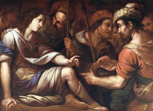 Joseph prodán svými bratry, kolem roku 1650 (olej na plátně) od Italian School