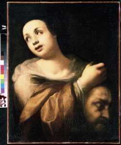 ""Judita představuje hlavu Holoferna"" (Judith s hlavou Holoferna) Obraz italské školy 17. století Muzeum umění Michaila Krošitského, Sevastopol (Sevastopol) Ukrajina od Italian School